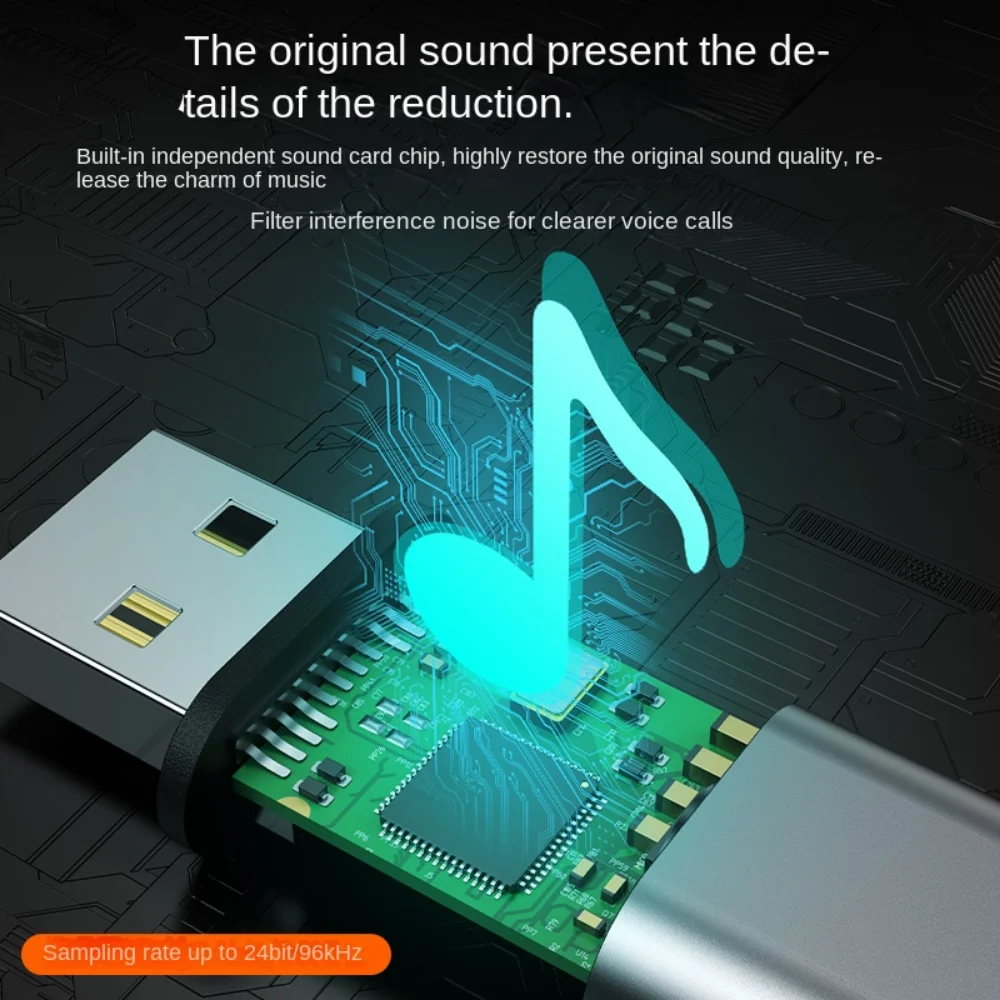 USB-3.5mm 헤드폰 3.5mm 어댑터 2 in 1 외부 스테레오 사운드 이어폰 잭..
