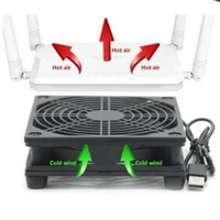Router Fan DIY PC Cooler TV Box Wireless Cooling Silent Quiet DC 5V USB Power 120mm Fan 120x25mm 12CM W/Screws Protective Net - Image 4
