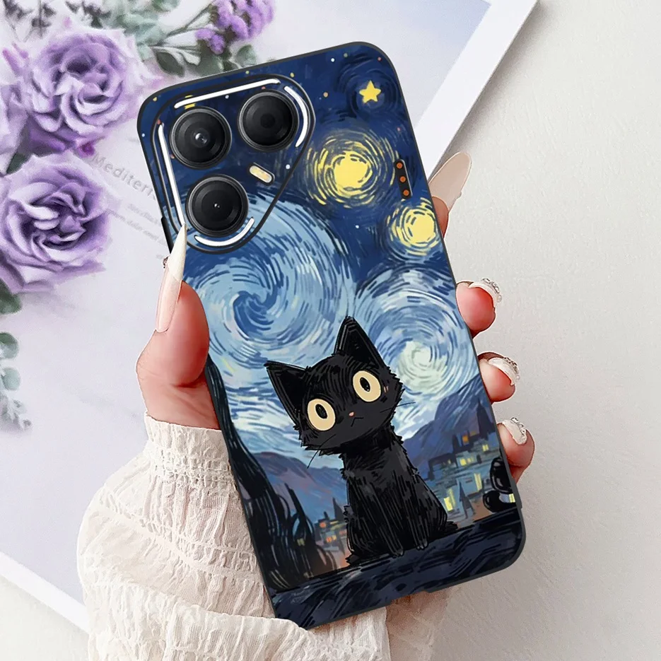 Stylish Painted Soft Silicone Phone Case Cover