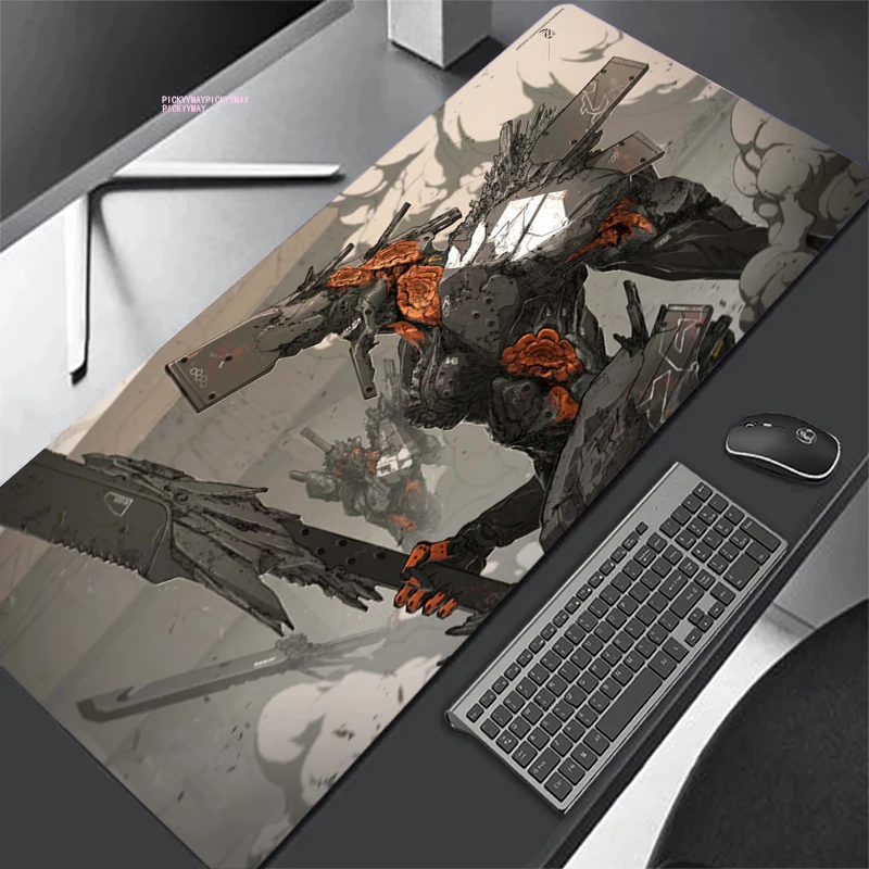 

Computer Mat Big Mousepad Mechanical War Desk Game Protector PC Gaming Pads XXl Mouse Pad Gamer Extended Pad Deskmat Mice Carpet