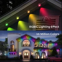 LED Smart Outdoor String Lights IP67 Waterproof With App Control Remote Music Sync for Patio Eave Party Decoration Lighting - Image 3