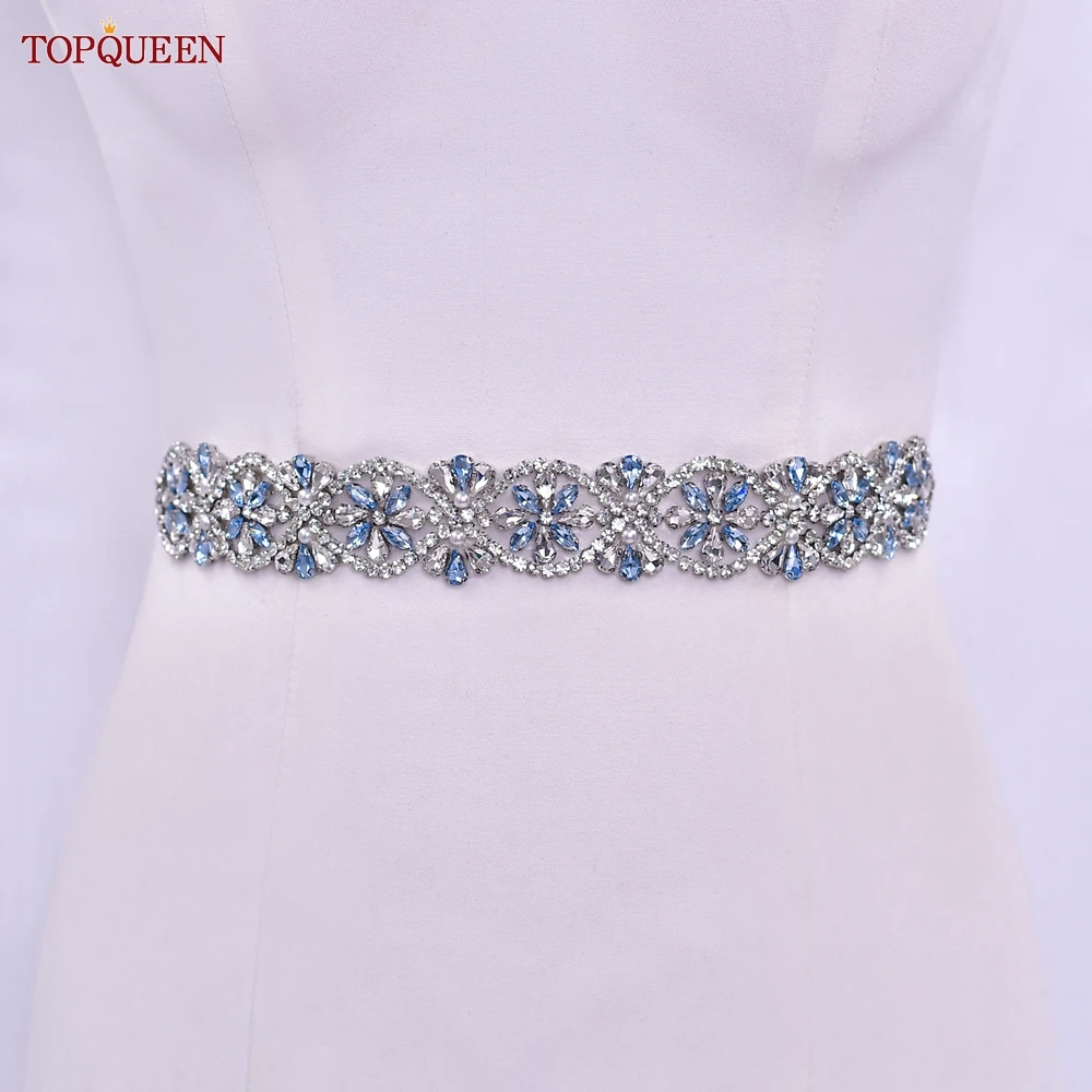 Top queen voller Strass Hochzeit Braut gürtel Bankett Kleid Zubehör wichtige Weihnachts geschenk Landebahn Kostüm Band Schärpe s453 – Detail 7