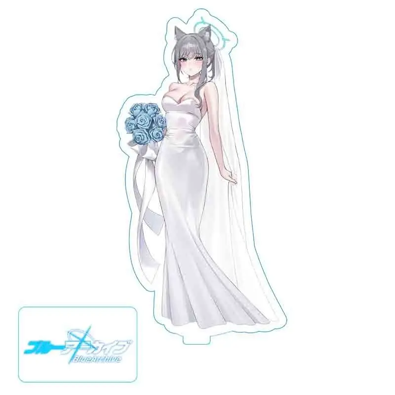 

Синий архив Tendou Arisu Shirasu Azusa Косплей акриловая подставка Аниме фигурки настольная модель реквизит подарок на день рождения для девочек