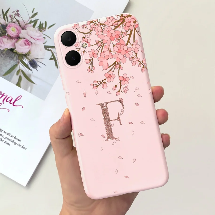 Cute Letters Crown Design Soft Phone Case Cover