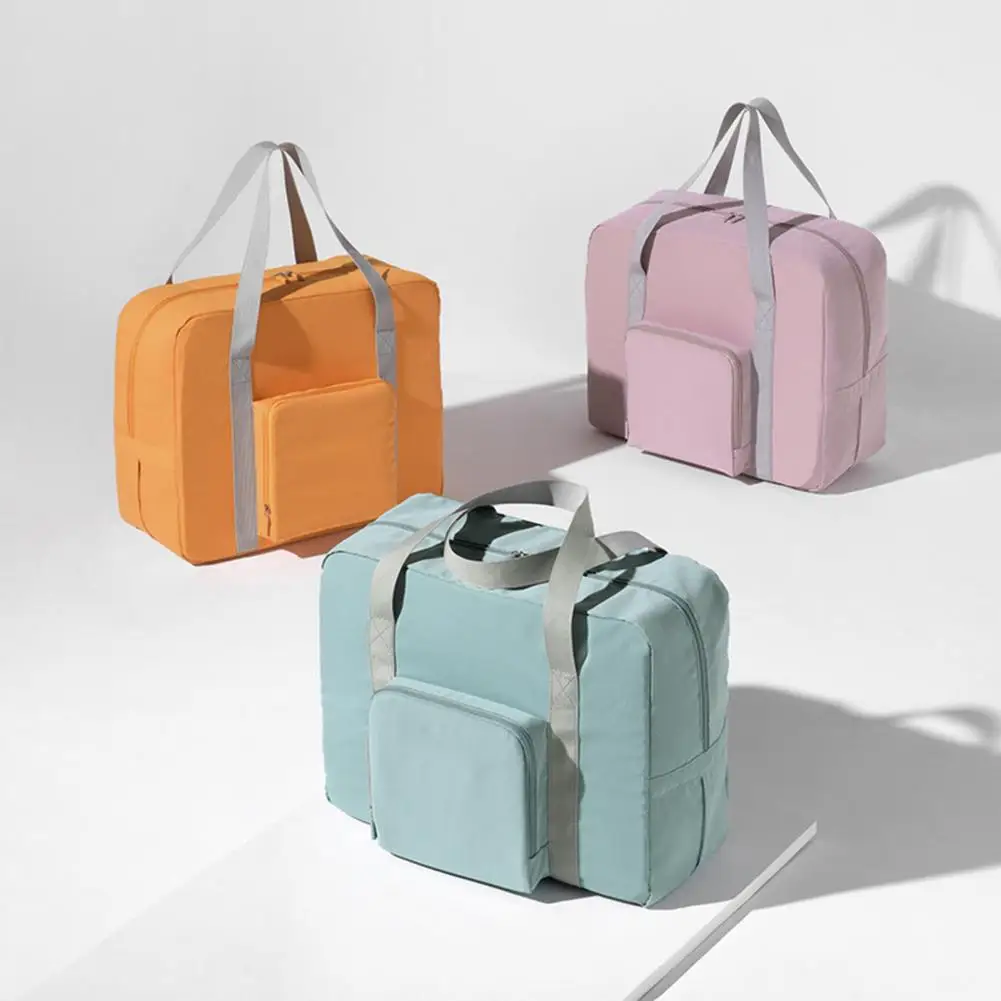 

Travel Bag Large Capacity Clothes Storage Bag Zipper Tote Luggage Bag Travel Organizer Household Supplies Travel Storage Bag