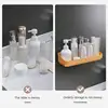 Self Adhesive Bathroom Shelves Wall Mounted Storage Rack Box Bathroom Accessories Toilet Washstand Punch Free Shampoo Holder 3