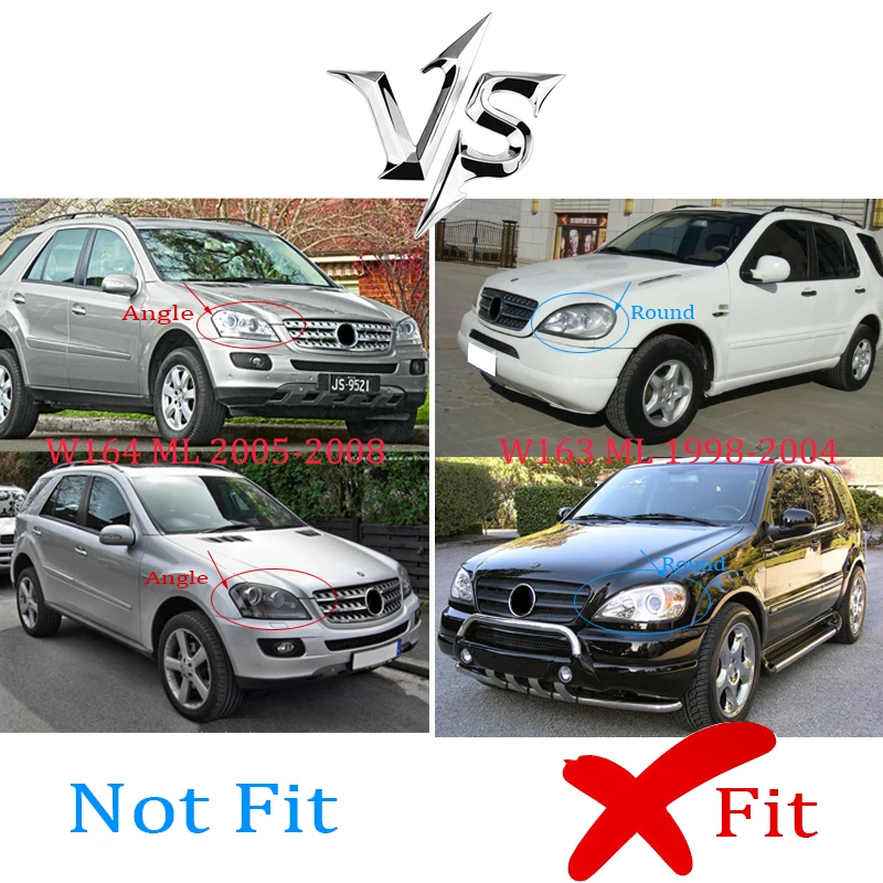 フロントグリル　ベンツ フロントレース改築グリルアッパーグリルメルセデスベンツW163