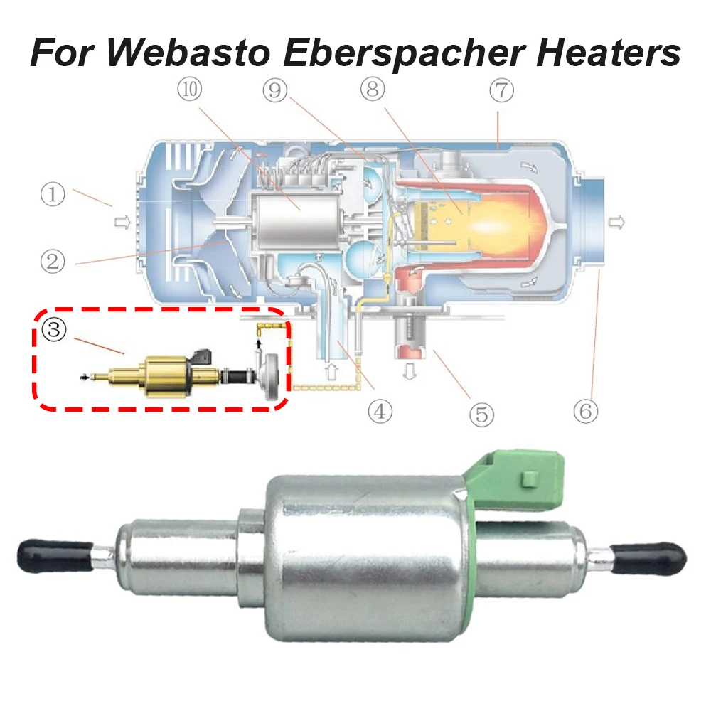 12v 2kw bis 6kw 16ml 28ml 65ml Kraftstoff pumpe Auto lufter hitzer Diesel  pumpen zubehör für Webasto Eberspacher-Heizungen - AliExpress