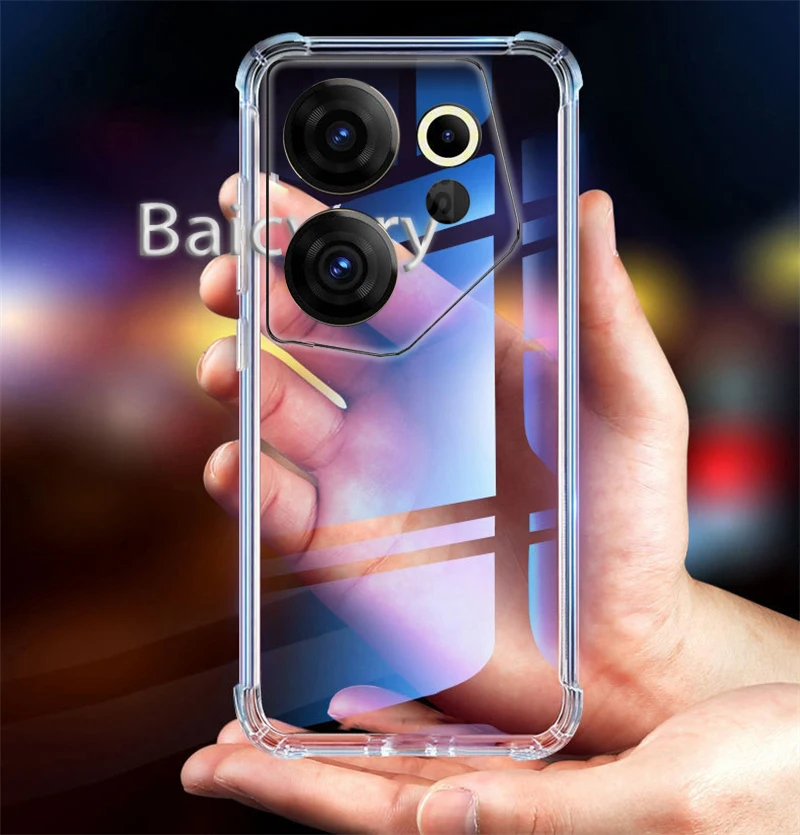 Ultra-Thin Shockproof Clear Silicone Phone Case - Protective TPU Soft Cover