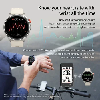IGPSPORT LW10 Smart Orologio sportivo Sensore di frequenza cardiaca dell'ossigeno nel sangue Bracciale Fitness Monitor Orologio digitale GPS Ciclismo Sport all'aria aperta