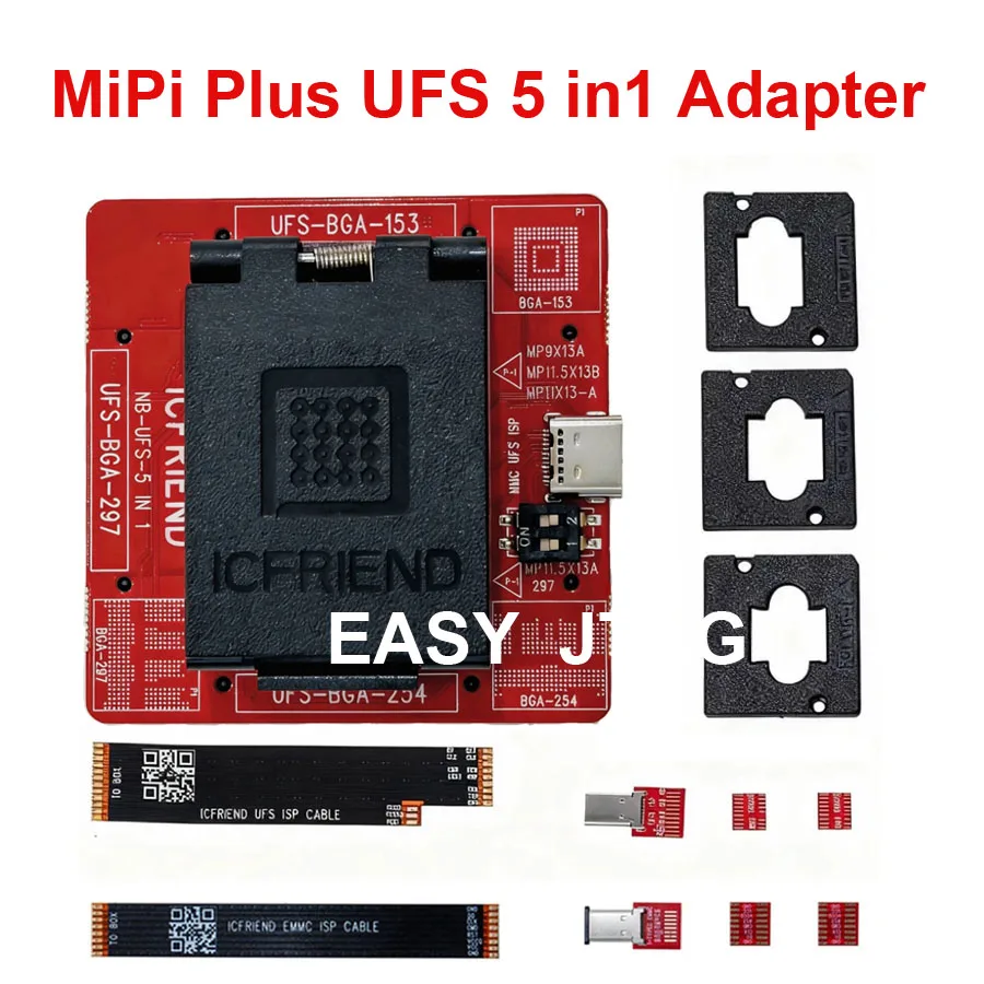 오리지널 MIPI PLUS 박스 + ISP + NB UFS 5 in 1 (254/153/297) 소켓 어댑터