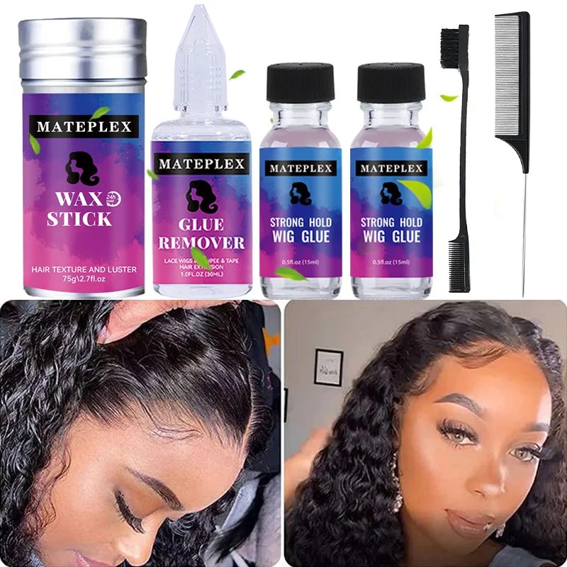 Clear Lace Glue Waterproof Hair Replacement Adhesive Invisible Wig