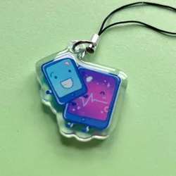 Acrylic Kawaii Phone Charms | Inspired by Object Show & Animatic Battle (A)