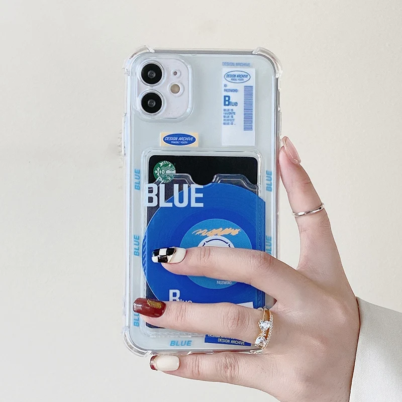 Klein Blue Minimalism Wrinkled Protective Designer iPhone Case For iPhone 13  12 11 Pro Max X XS Max XR 7 8 Plus
