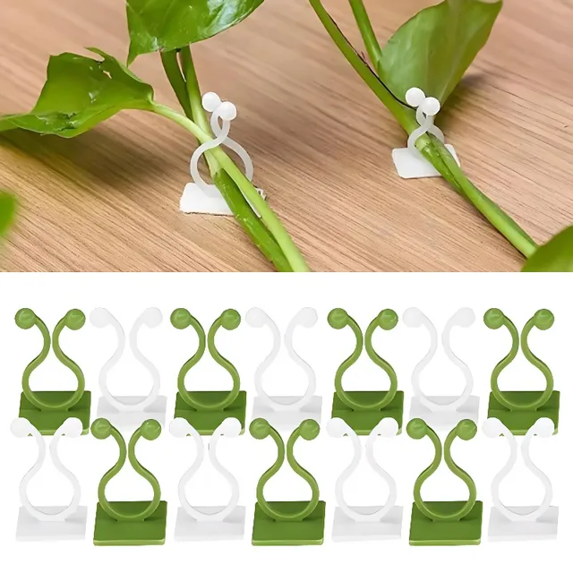 10/30/50pcs Home Garden Plant Climbing Wall Fixture Clips Rattan Vine Fixer Self-Adhesive Plant Climbing Wall Fixed Buckle Hook 1