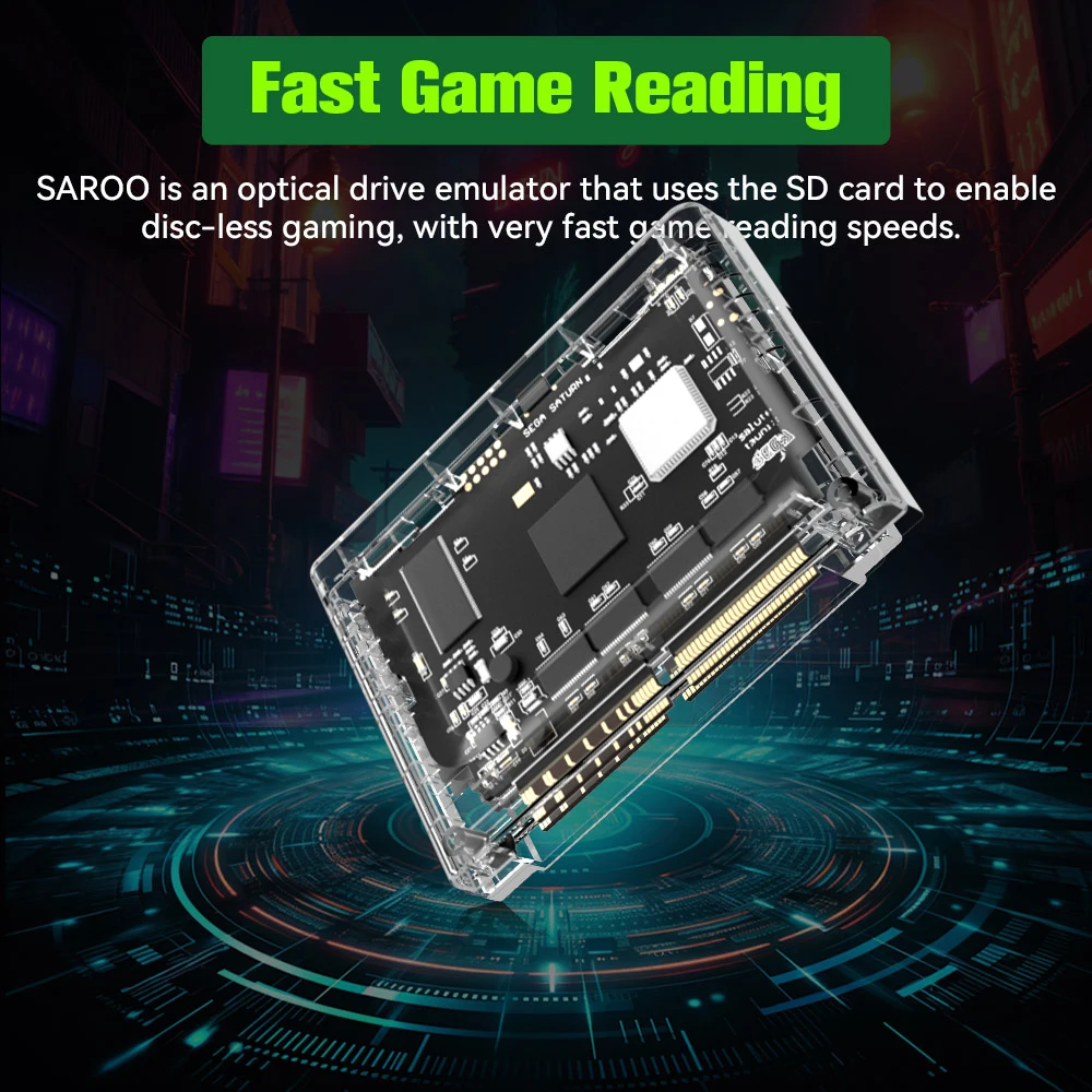 V1.2 Saturn HD Loader SAROO SS Everdrive Usa L'adattatore ISO Di - Foto 3