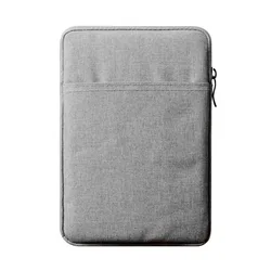 Durable Waterproof Tablet Pouch - Shockproof & Anti-Scratch Sleeve - 6 inch (Light Grey)