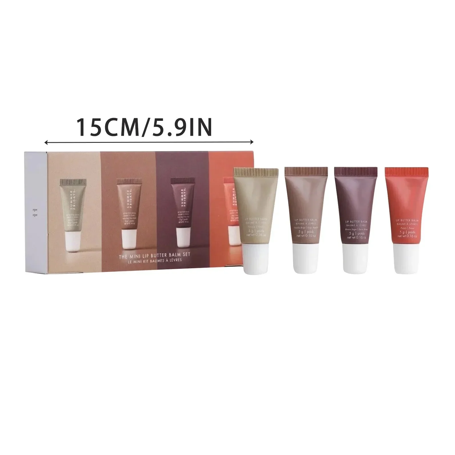 20ml The Minis Lip Butters Balm Set Summer New Lip Butters Festival Gifts