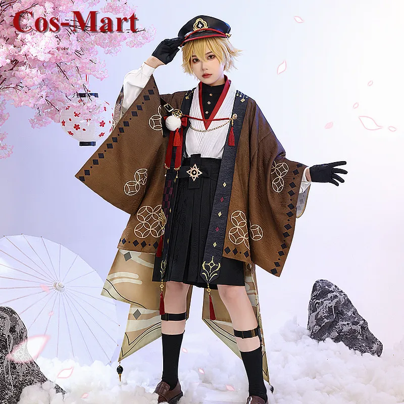 

Cos-Mart Game Genshin Impact Aether Cosplay Costume Fashion Lovely Kimono Uniform Activity Party Role Play Clothing New