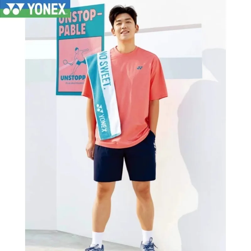 YONEX New Badminton Jersey Men's and Women's Quick-drying Breathable Sports Short-sleeved T-shirt