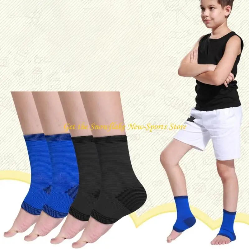 E56D Kinder-Knöchelstütze für Kinder, atmungsaktive Knöchelstütze, Fußknöchelstütze, Kompressionssöckchen für Basketball – Detail 9