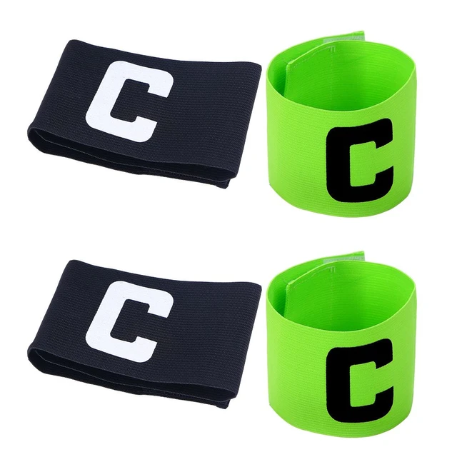 Brazalete de capitán para adultos, bandas de fútbol, capitanes juveniles,  anticaída, brazo ajustable, accesorios para deportes de softball, ejercicio  de fútbol - AliExpress