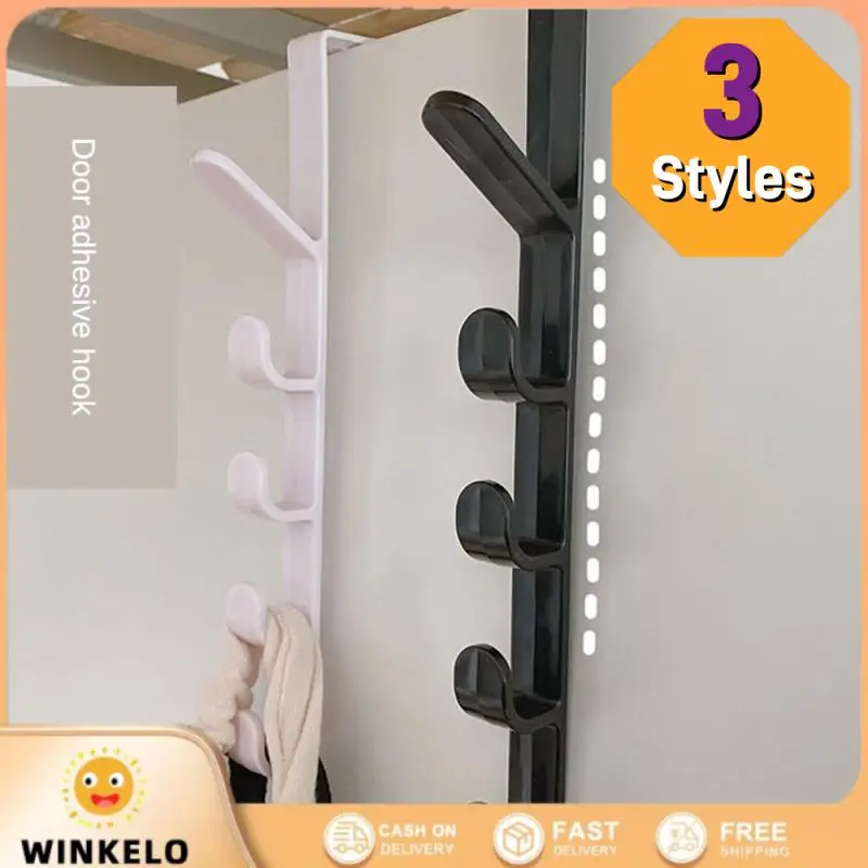 

Многофункциональная вешалка для брюк, крючок для безопасности, портативный крючок для пальто, крючок для полотенец на дверь, свободная Пробивка, фотоэлемент вешалки для одежды