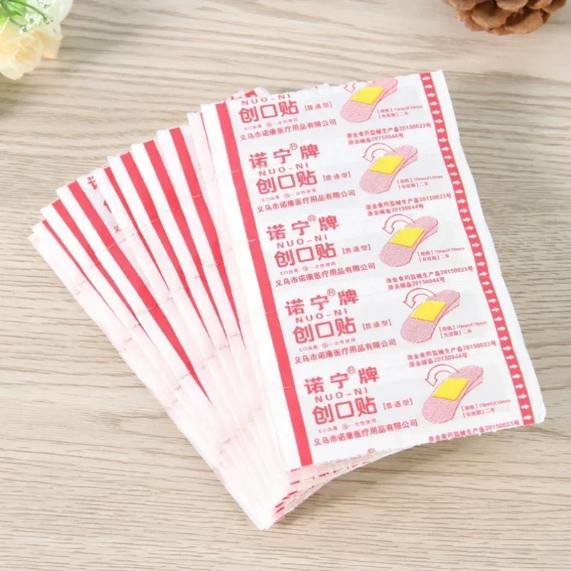 50pcs/lot Baby Waterproof Adhesive Bandages Breathable Surgical Tape Wound Dressing Band Aid Sticking Plaster Bandaids Patches