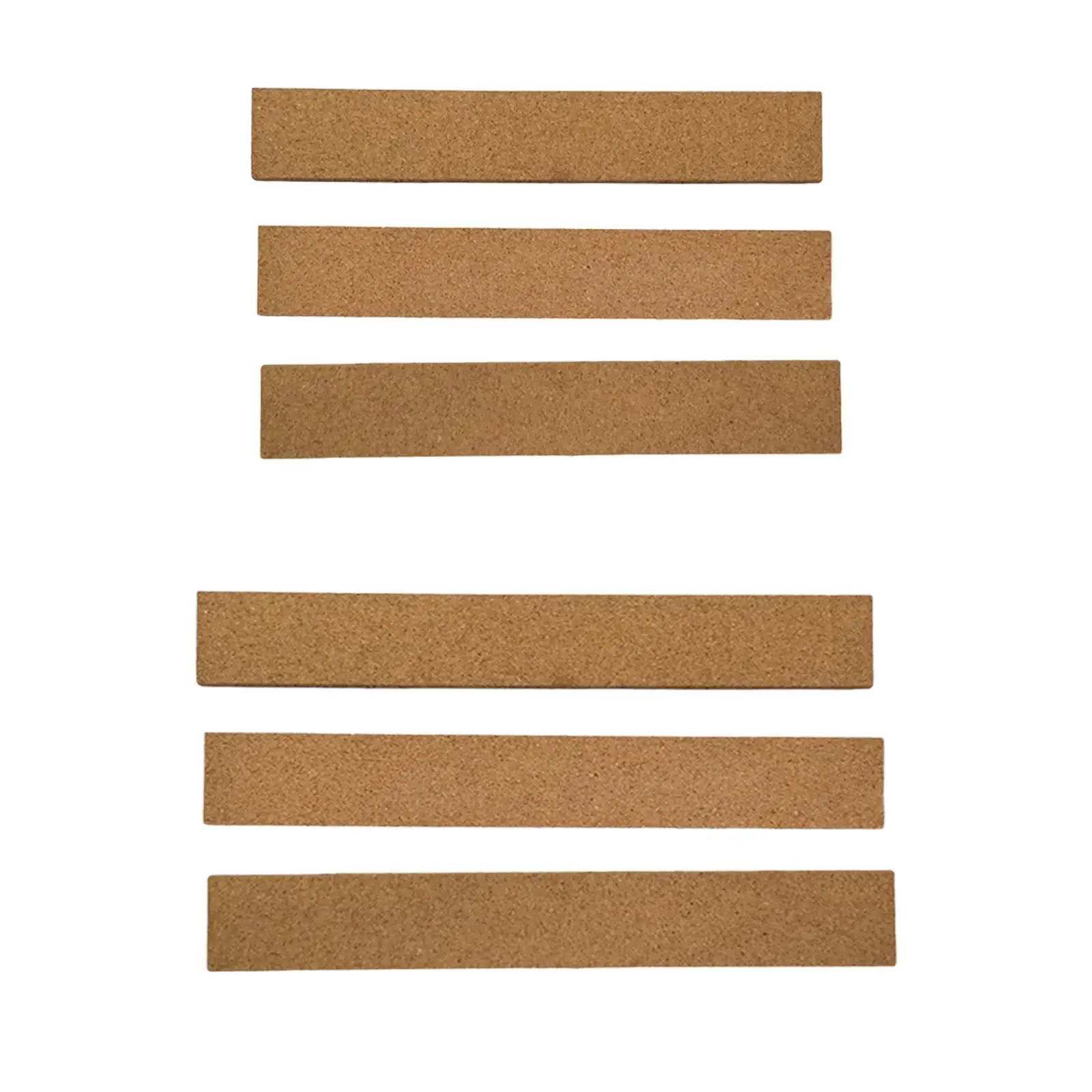 3 Pieces Cork Board Strips Message Board Reminders Wear Resistant Photo Wall Display for Office Living Room Restaurant