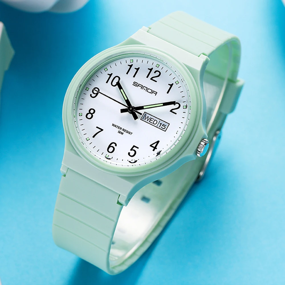 

SANDA Brand Women Quartz Watches Minimalism Style Ladies Quartz Wristwatch Fashion Ultra thin Waterproof Watch Clock Reloj 6060
