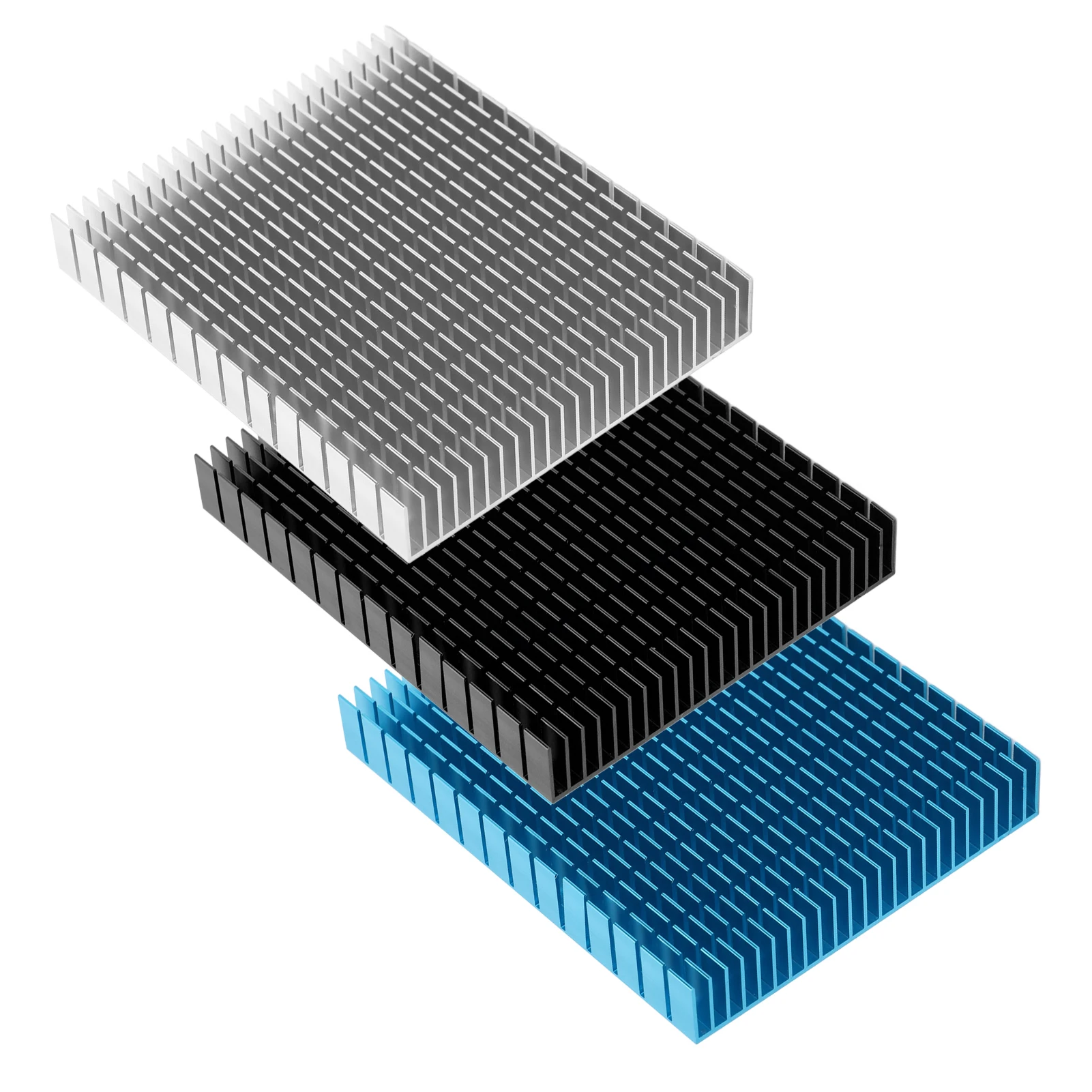 Heat Sink Smart Design Durable Aluminium Easy Installation Heatsink 150x120x20mm Wide Use Oxidized for PCB for CPU pcb heatsink