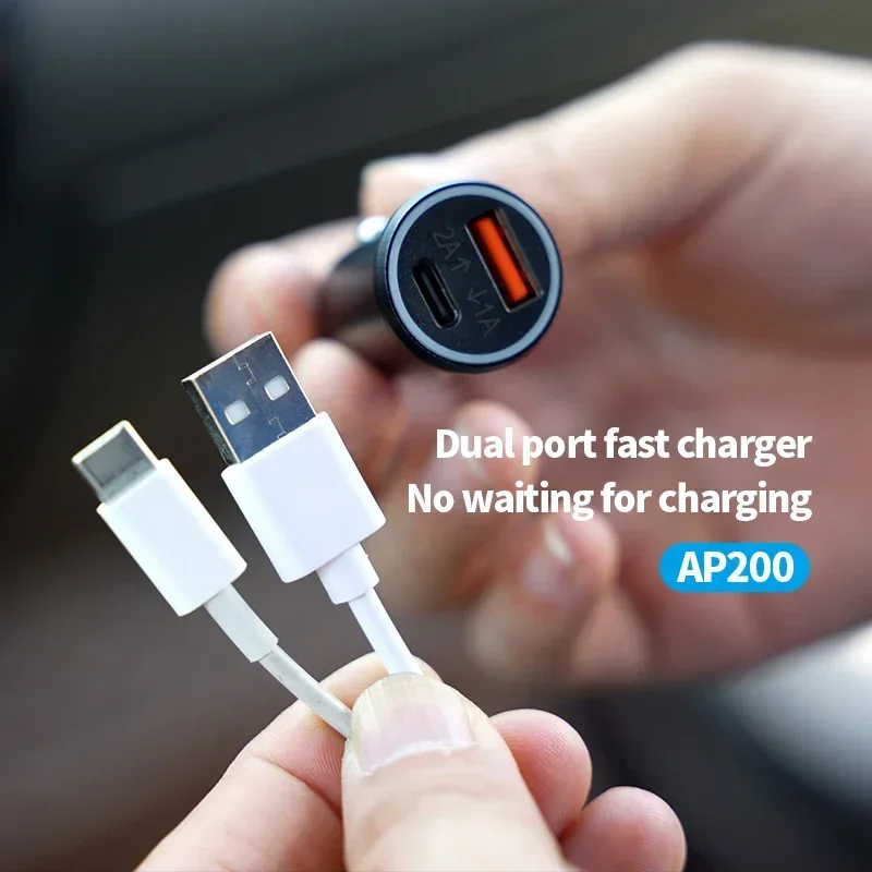GPS Car Charger Tracker with Fast Charging and Locator