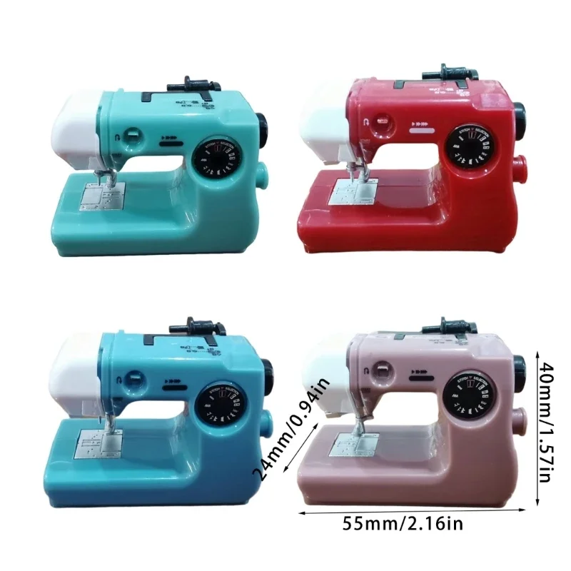 Sewing Machine Capsule Toy Simulation Mini Sewing Machine Twisting Egg Miniature Scene Baby Matching Trend Collect Ornaments New