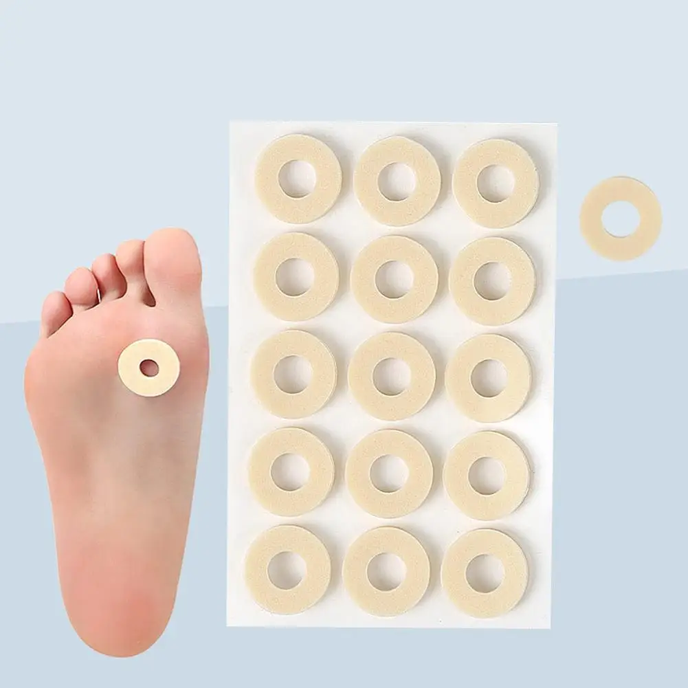 라텍스 옥수수 패치 석고 치료, 발가락 의료용 석고 발가락 패드, 발 쿠션 지원, 굳은살 방지 물집, A8M2