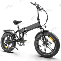 Vélo électrique PEAK 1000W, batterie 48V 15AH, vélo électrique pliable, suspension intégrale, freins hydrauliques, feu arrière, phare, clignotants, vélo électrique à pneus larges 5