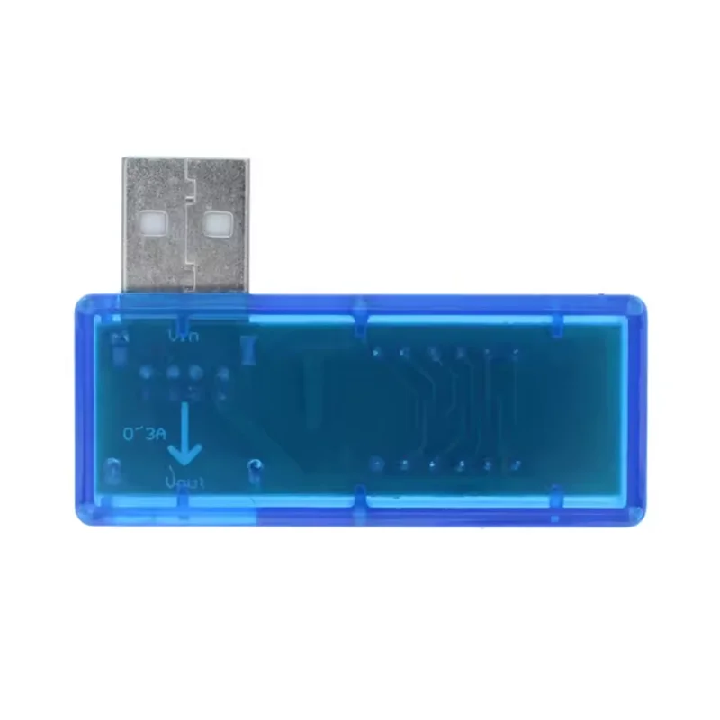 디지털 USB 모바일 전원 충전 전류 전압 테스터 미터 미니 USB 충전기 진단기 전압계 전류계 투명 디자인