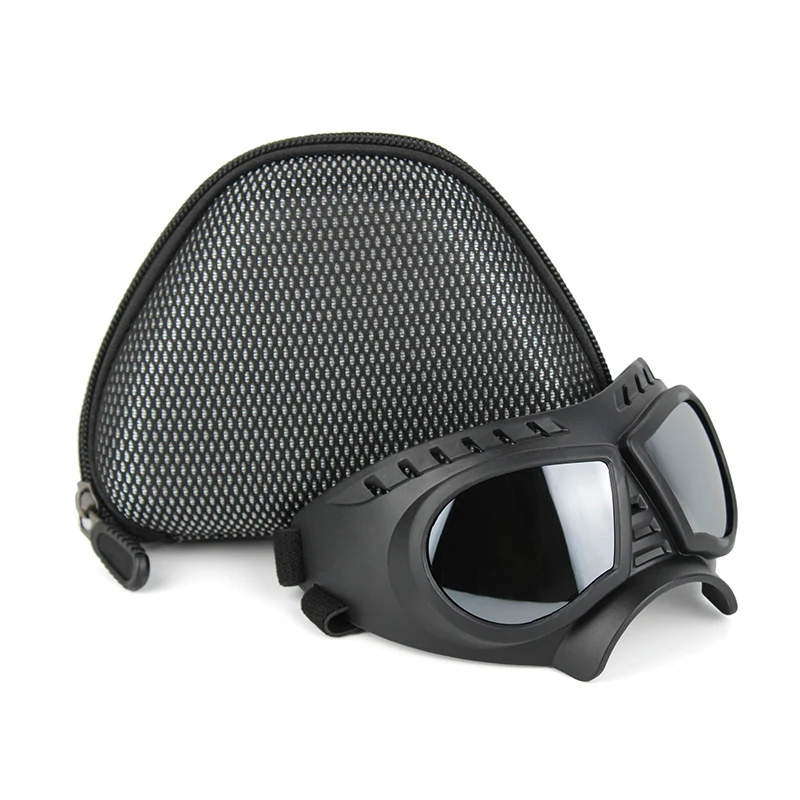 Wide-Snout Soft Frame Dog Goggles - Tactical Driving Sunglasses