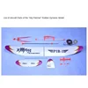 New P1B-1 rubber band powered aircraft student model aircraft competition equipment for outdoor popular science schools 4