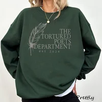 The Tortured Poets Departmentest 2024 Printed Sweatshirts Women Men Causal TTDP Hoodie Harajuku in My Era Merch Womans Clothing 3