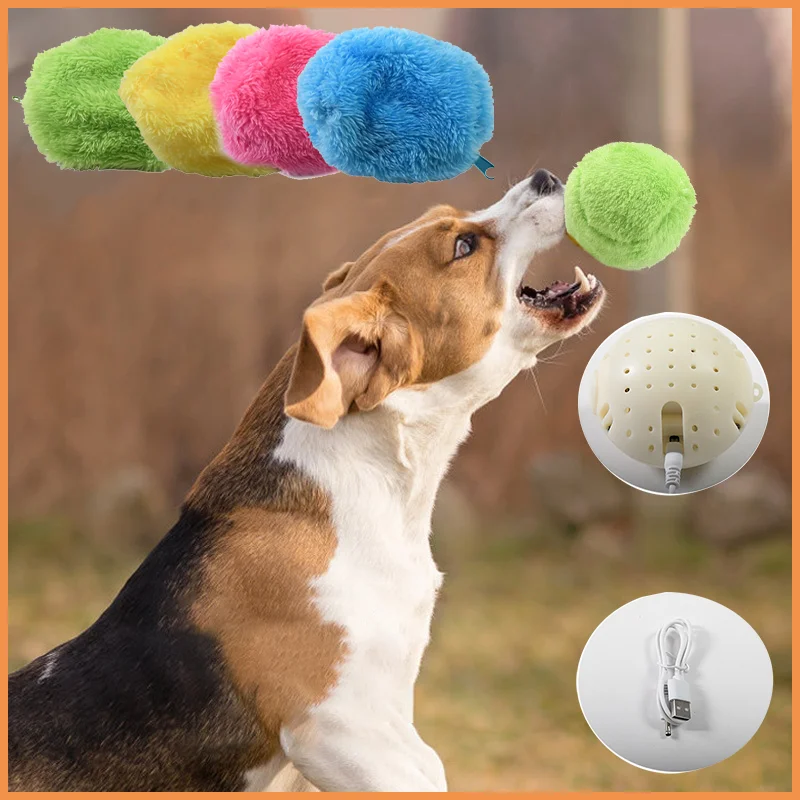 Electric Dog Ball Toys Auto Rolling Smart Dog Toys Dogs Training