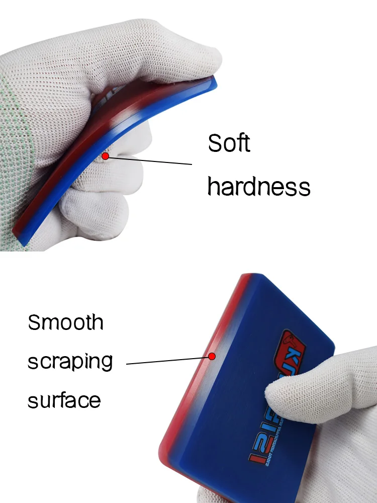 Kunaisi 2 stücke Fenster tönung ppf Farbe Rakel Auto transparente Abdeck folie Vinyl Wrap Tool Ochsen Sehnen schaber sauberes Werkzeug Wasser wische – Detail 3