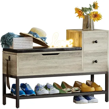 Entryway Shoe Storage Bench 1