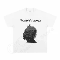 Kendrick Lamar tee Kung Fu Kenny DAMN Hip Hop Rap print short sleeve Men And Women T-shirt Beauty loose Y2K Style T-shirt 1