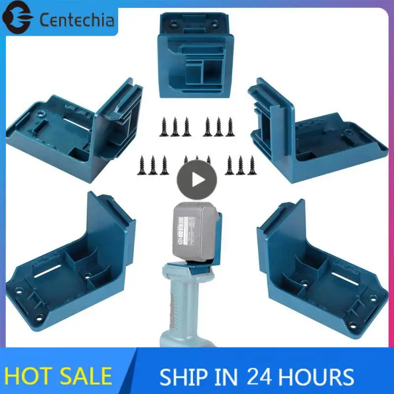 Pack Power Tool Supporto Per Batteria Per Makita 2 In 1 Supporto Per Makita 18V Custodia Per Staffa Per Rack Di Stoccaggio Per Utensili A Batteria