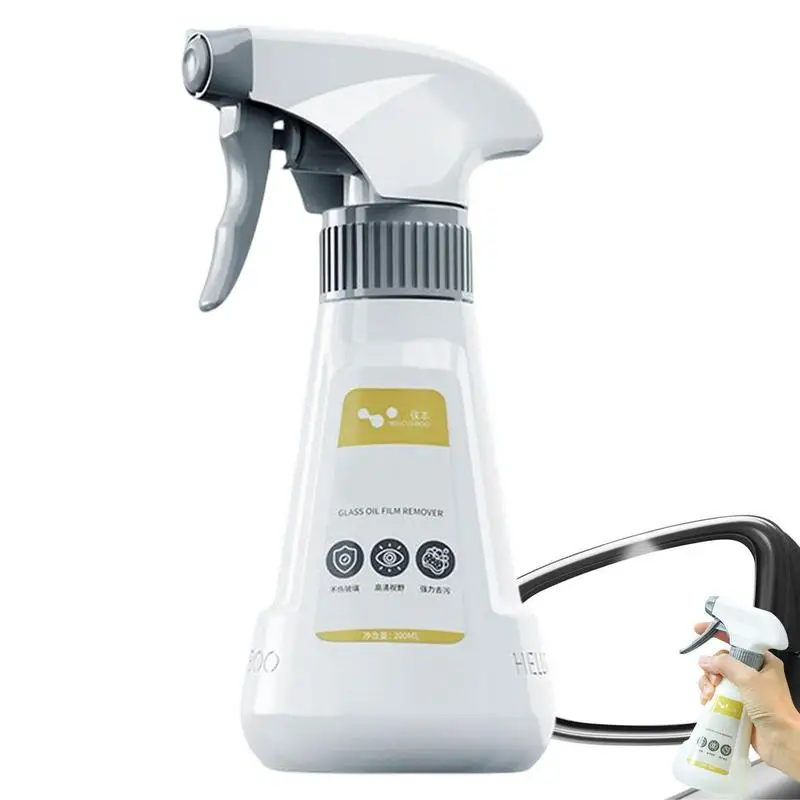 

Car Glass Oil Window Cleaner 6.76oz Car Windshield Cleaner Auto Glass Oil Film Spray For Cars Glass Long-Term Oil Film Cleaner