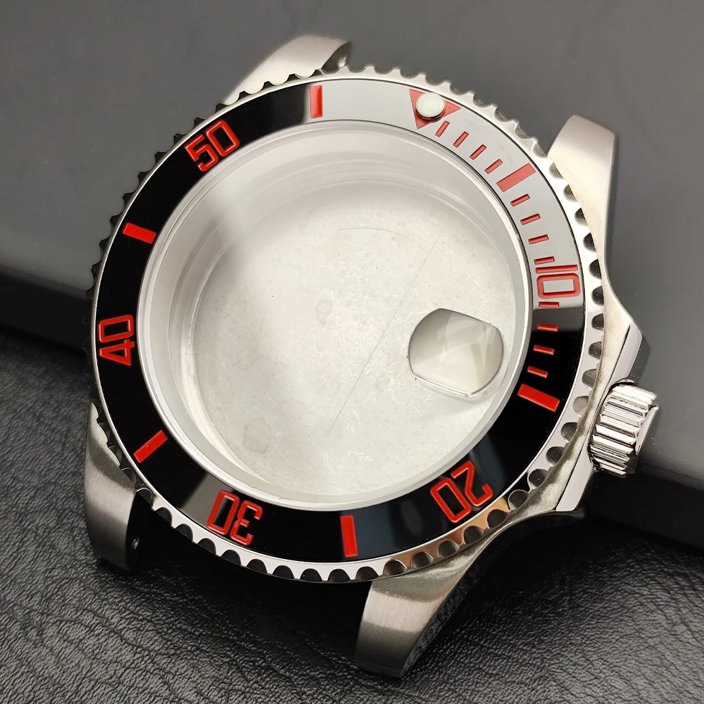 Premium 40.5MM Sapphire Glass GMT Case with Bidirectional Rotating Bezel for 28.5MM Dial and 20mm Strap