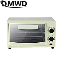 DMWD Electric Baking Oven 12L Kitchen Multifunctional Small Roaster Intelligent Timing Barbecue Bread Pizza Baking Maker