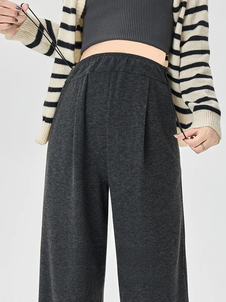 출산용 와이드 레그 팬츠 스트레이트 컷 봄 가을 편안한 비출산용 청바지 임산부 캐주얼 롱 바지