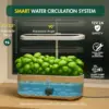 Home Hydroponic Growing Kit with LED and Timer