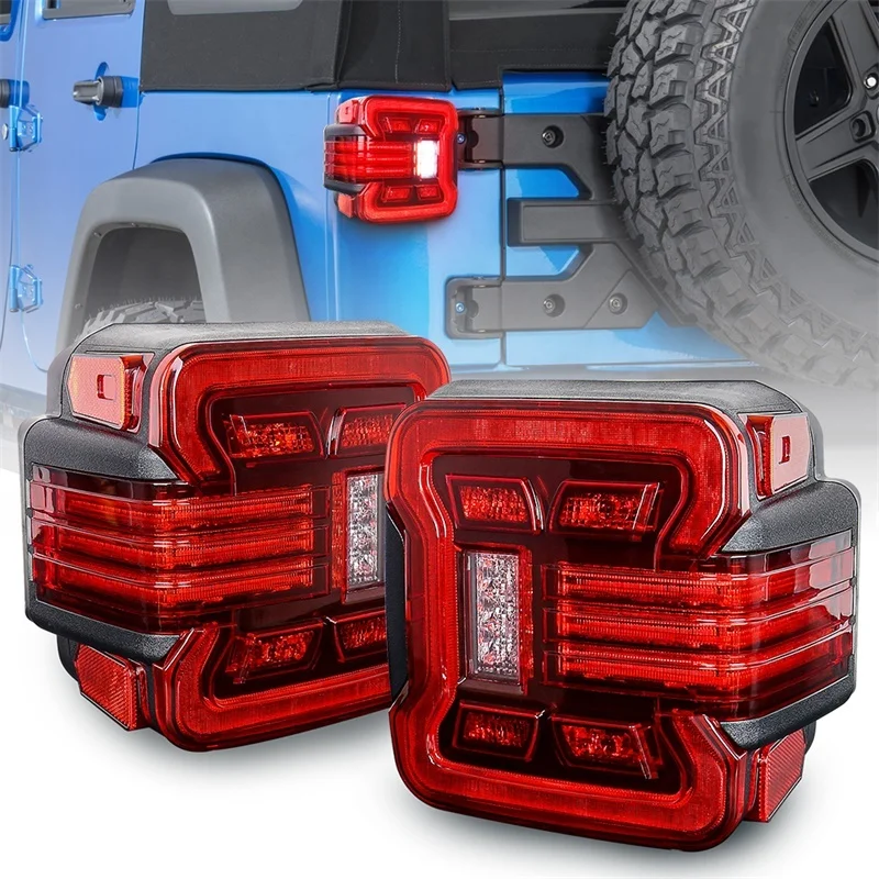 

Высокая производительность, 35 Вт, Задние задние фонари, красный тормоз, ходовые огни для внедорожников, светодиодный задний фонарь для Jeep JK